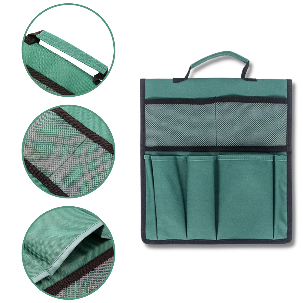 Agenouilloir amarelo CN para jardinagem, confortável e resistente, ideal para trabalhos no jardim com suporte acolchoado.