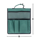 Agenouilloir amarelo da marca CN para jardinagem, confortável e resistente, ideal para trabalhos no jardim e atividades ao ar livre.