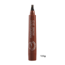 Caneta líquida para sobrancelhas à prova d'água da Colofity, com acabamento marrom escuro, ideal para definição duradoura.