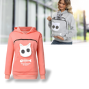 Sweat à capuche interactif para animais da Colofity, roupa de inverno amarela com design confortável e ajustável, ideal para atividades ao ar livre.
