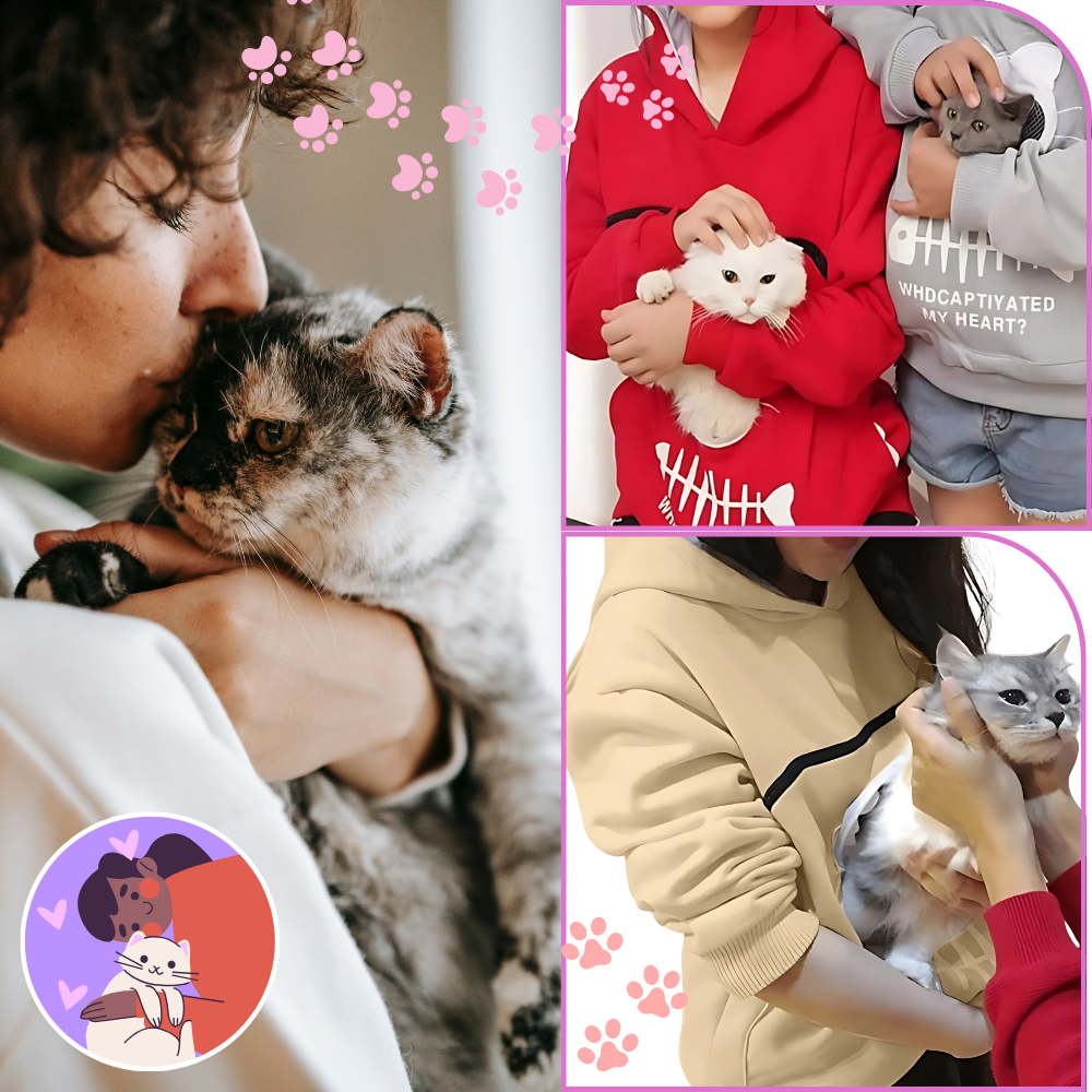 Sweat à capuche interactif para animais da Colofity, veste de roupas de exterior em amarelo, confortável e prática para seu pet