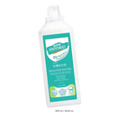 Solução de limpeza com água de javel para proteção das cores, produto de blanchisserie da marca Cleaning Products, embalagem com dimensões
