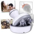 Massajador de couro cabeludo sem fio da Comfier para massagem e relaxamento, com design compacto e controle remoto.