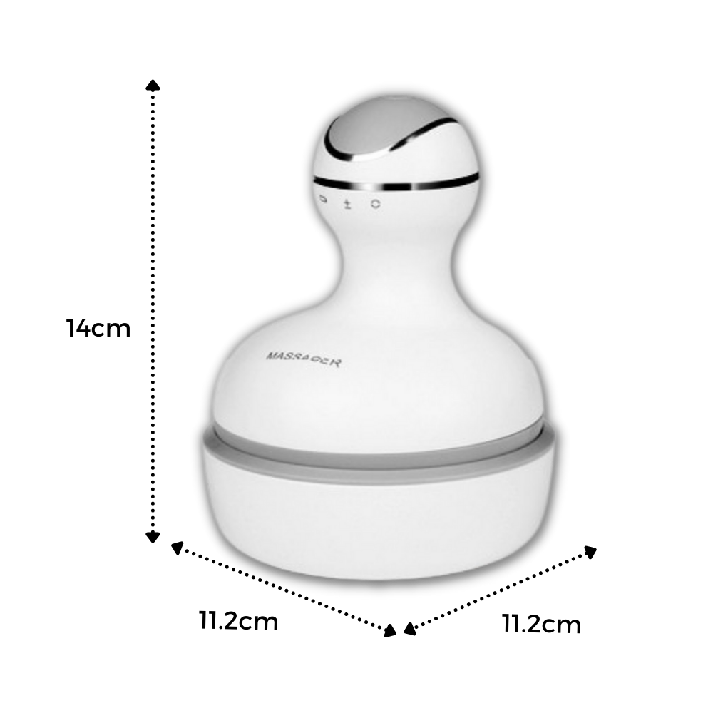 Masseur de couro cabeludo sem fio Comfier para massagem e relaxamento, com design ergonômico e controle intuitivo.