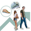 Tênis casual antideslizante de lona da Jointlycreating, com sola elevada e design confortável para uso diário.