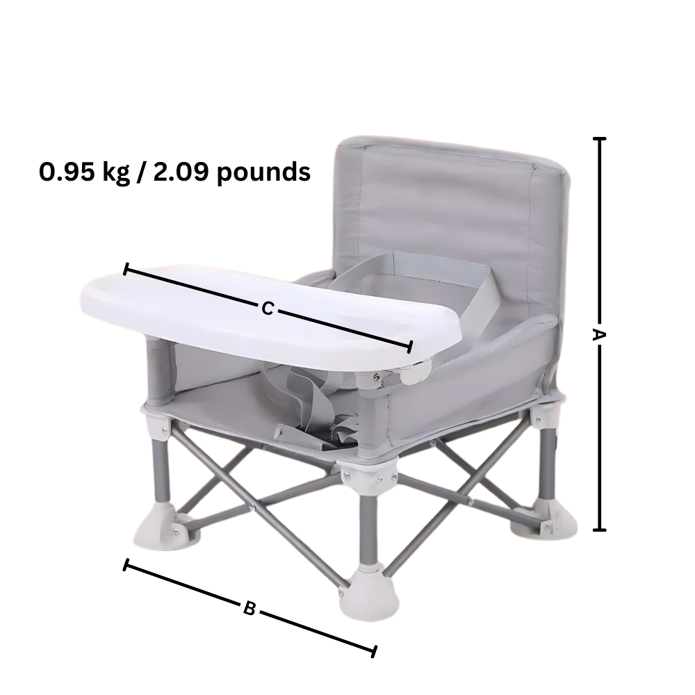 Cadeira infantil dobrável compacta da Globalway, ideal para crianças, com design leve e fácil de guardar.
