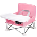 Cadeira infantil dobrável compacta da Globalway, rosa, prática e leve para crianças, ideal para refeições e atividades.