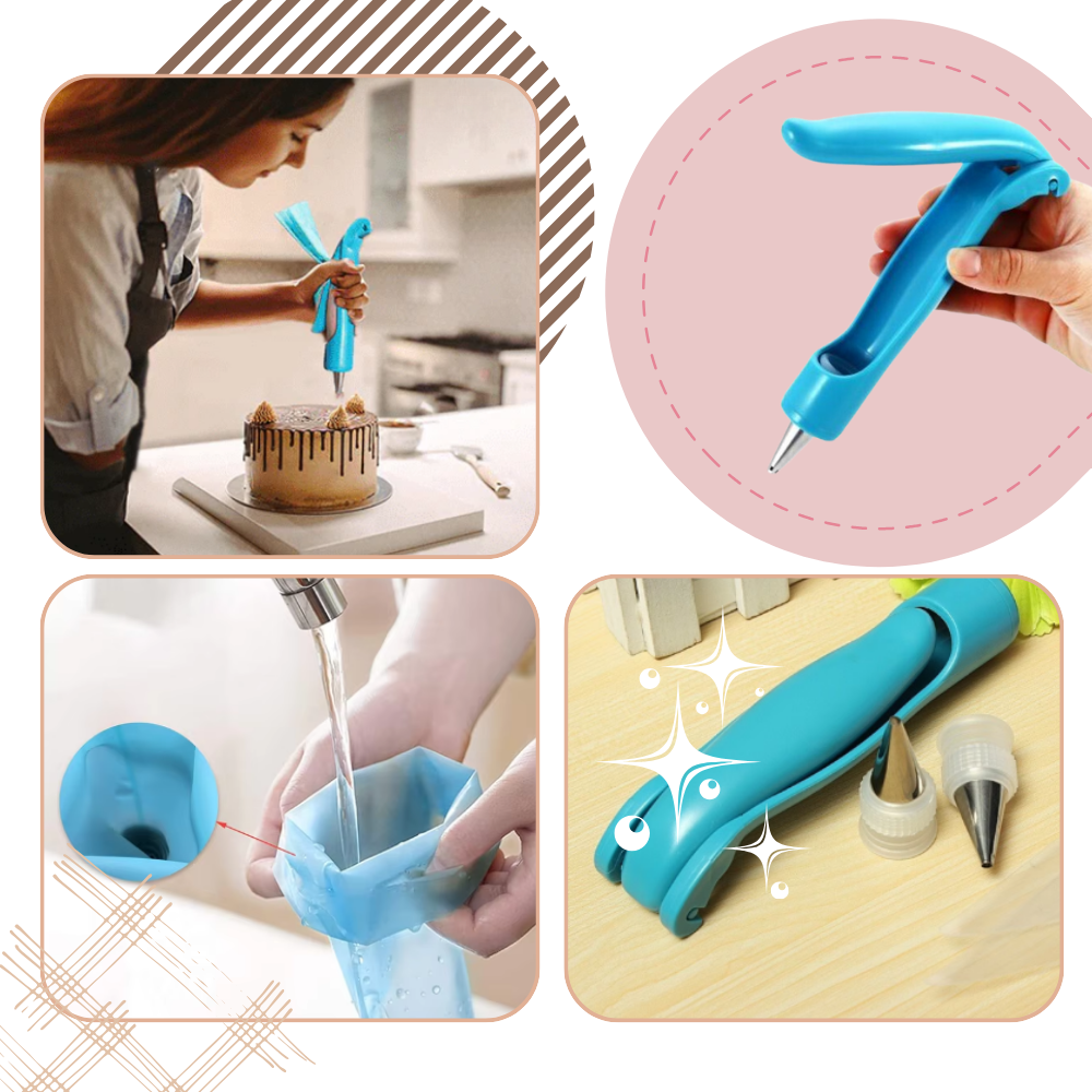 Kit completo de decoração de bolos Namotu com utensílios e acessórios de cozinha para confeitar e decorar doces.
