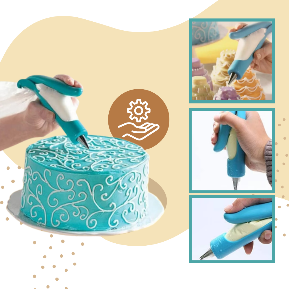 Kit completo de decoração de bolos Namotu com utensílios e acessórios para confeitar de forma fácil e profissional.