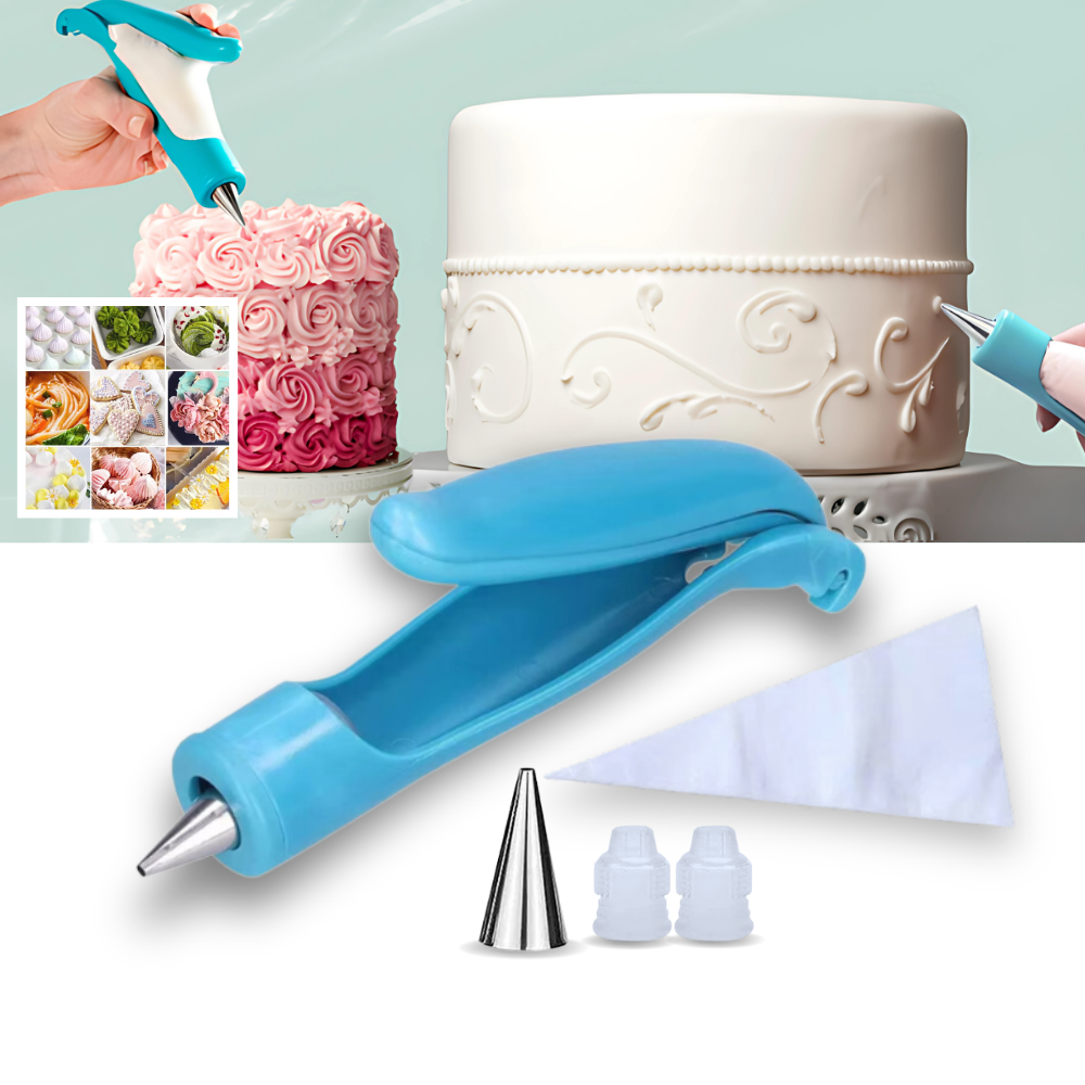 Kit completo de decoração de bolos Namotu com utensílios e acessórios para confeitar e personalizar doces.