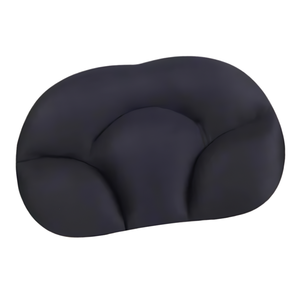 Travesseiro em forma de nuvem com microbilhas refrescantes da Saikoo, ideal para conforto na cama.
