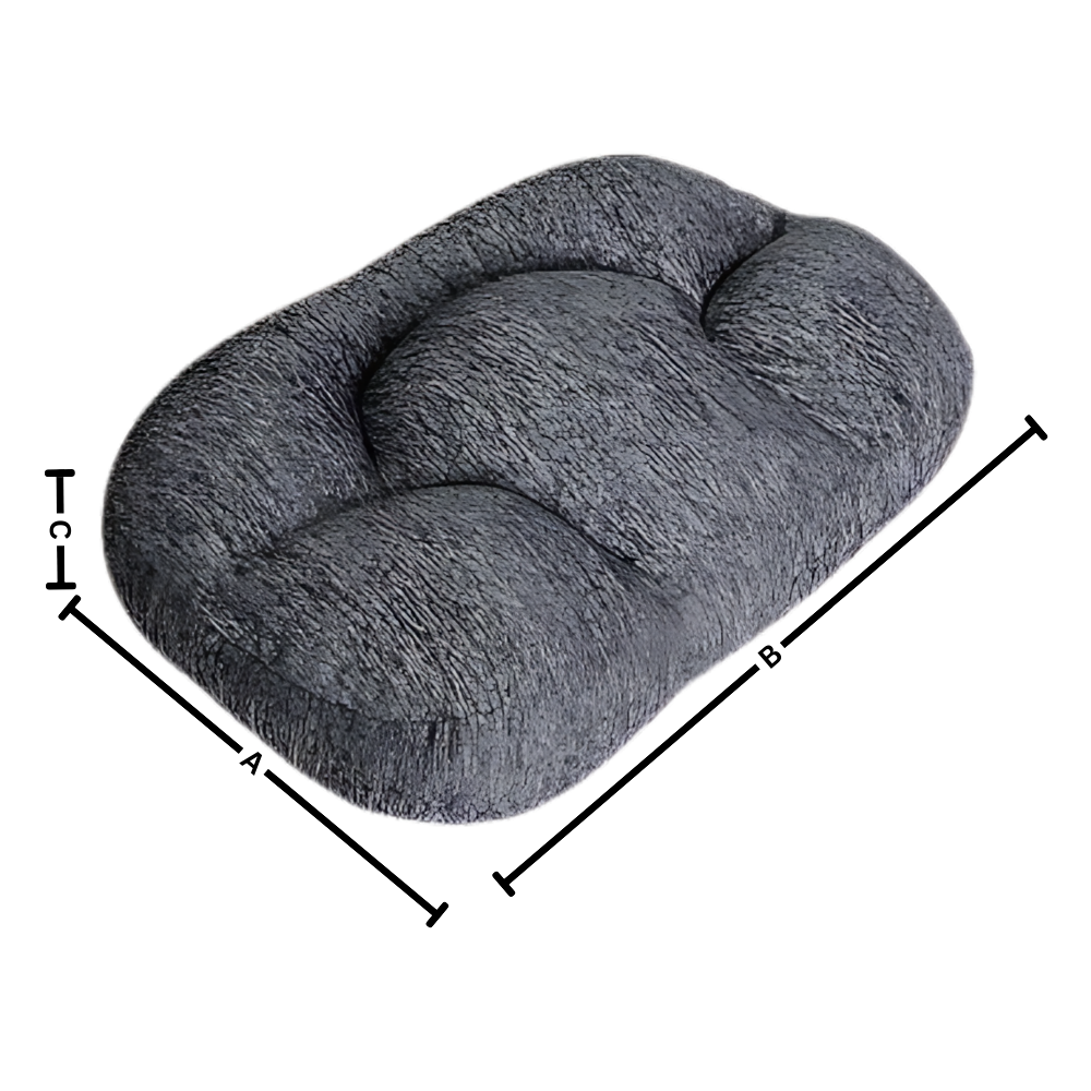 Travesseiro em forma de nuvem com microbilhas refrescantes da Saikoo, feito de material confortável para uma boa noite de sono.