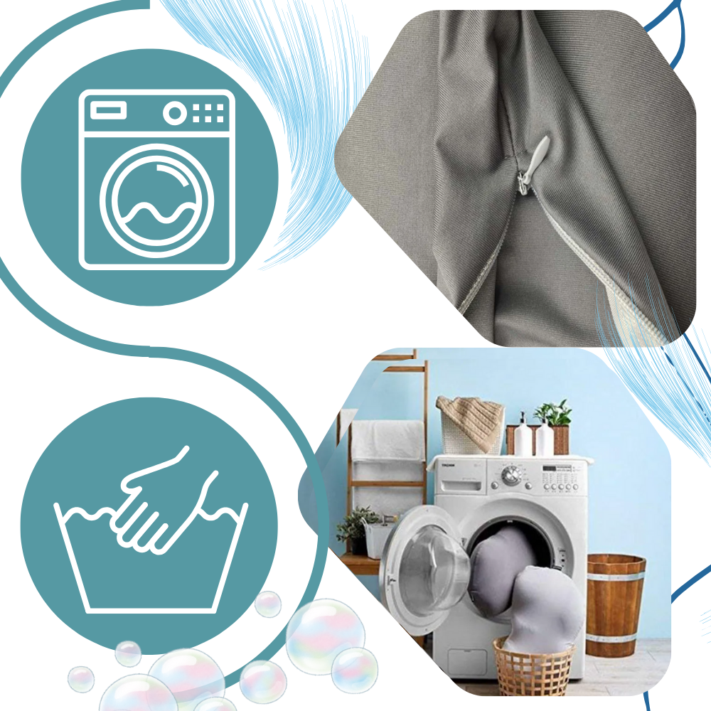 Travesseiro em forma de nuvem com microbilhas refrescantes da marca Saikoo, ideal para conforto e frescor na hora de dormir.