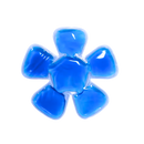 Almofada de gel refrescante para cabeça da Migaino, produto de primeiros socorros, em cor azul, usada para aliviar o desconforto.