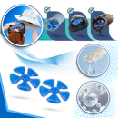 Bandagem de gel refrigerante para cabeça Migaino, produto de primeiros socorros, com almofada de resfriamento para cabeça.