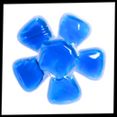 Pacote de almofada de gel refrescante para cabeça da marca Migaino, produto de primeiros socorros para alívio de calor ou dor no couro cabeludo.