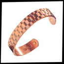 Pulseira de terapia magnética em cobre da Skpblutn, com design elegante para saúde e bem-estar.