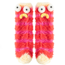 Meias Funky de veludo coral da Untica, com design colorido e confortável, ideal para uso casual e estilo divertido.