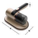 Aspirador de pó sem fio da Tomshoo, portátil, compacto, ideal para limpeza de ácaros e poeira em ambientes domésticos.