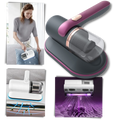 Aspirador de pó sem fio da Tomshoo para limpeza de ácaros, com design portátil e tecnologia de sucção eficiente para casa.