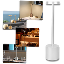 Lâmpada de mesa recarregável sem fio Ledander, luminária portátil e moderna para iluminação confortável.