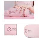 Máscara de massagem ocular inteligente Cotonie para relaxamento, branca, com tecnologia avançada para aliviar fadiga ocular.