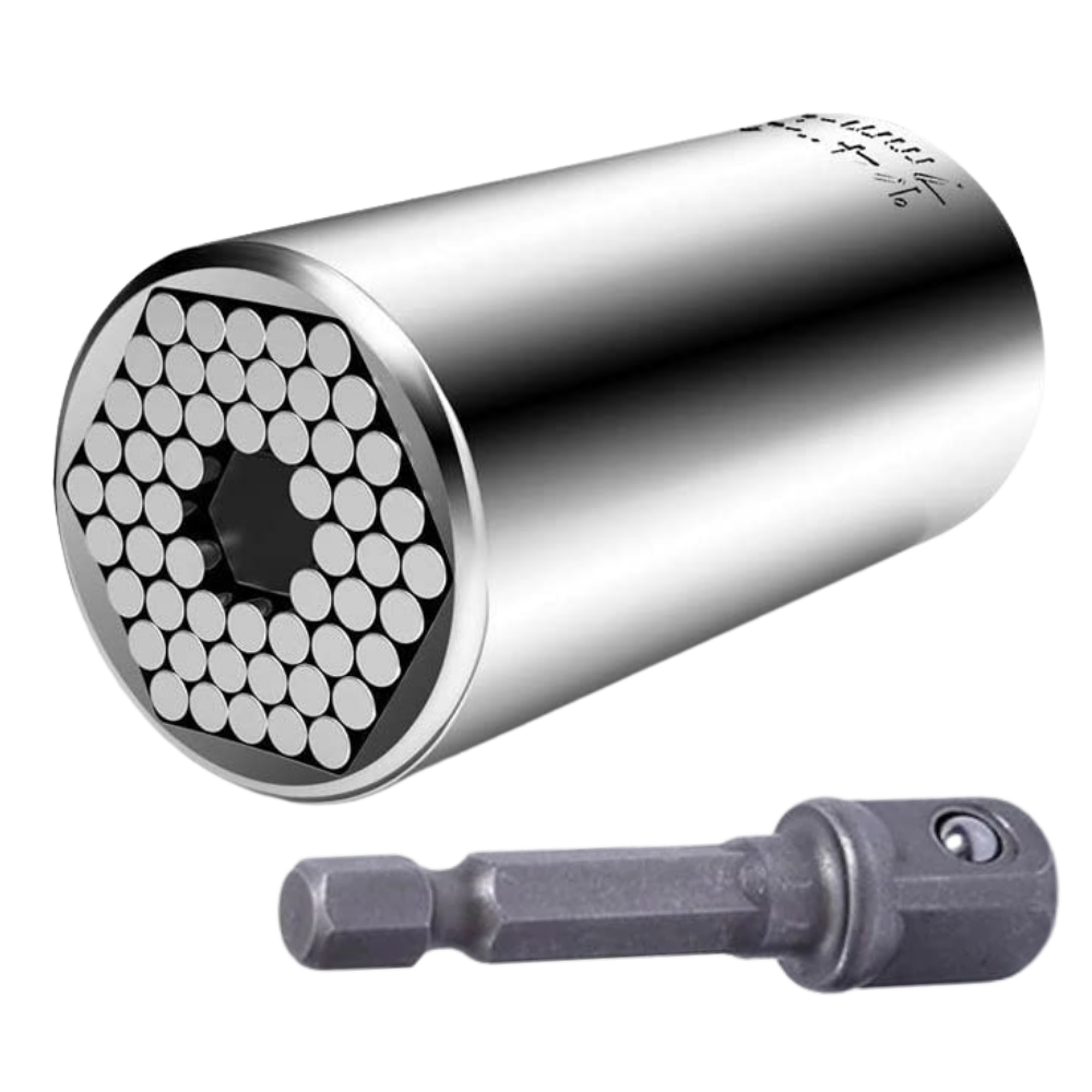 Chave de soquetes universal Coutlet, ferramenta de chaves com múltiplas pontas, ideal para diferentes tamanhos de porcas e parafusos.
