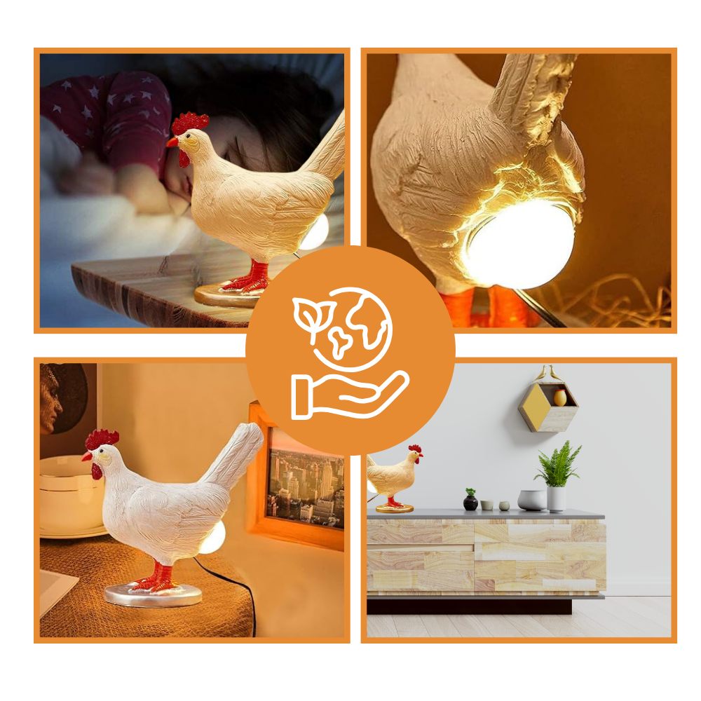 Lâmpada de galinha em formato de ovo, marca Tagold, para iluminação suave e decoração aconchegante para ambientes internos.