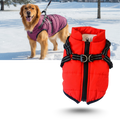 Colete de inverno confortável para cães da marca Popvcly, com tecido acolhedor e ajuste fácil para passeios no frio.