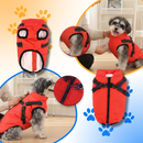 Colete de inverno confortável para cães da marca Popvcly, com design acolhedor e fácil de vestir para passeios no frio.
