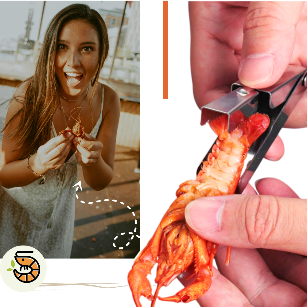Ferramenta rápida para descascar lagostins, utensílio de cozinha Zgrdhw para facilitar a preparação de frutos do mar.