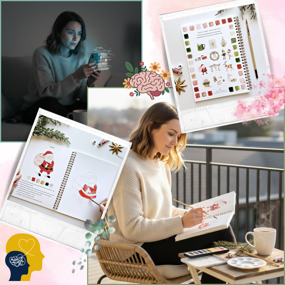 Livro de colorir aquarela de temas diversos da Createspace Publishing, com ilustrações florais e criativas para loisirs criativos.