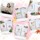 Livro de colorir aquarela multi-temas da Createspace Publishing, com desenhos de flores e atividades criativas.