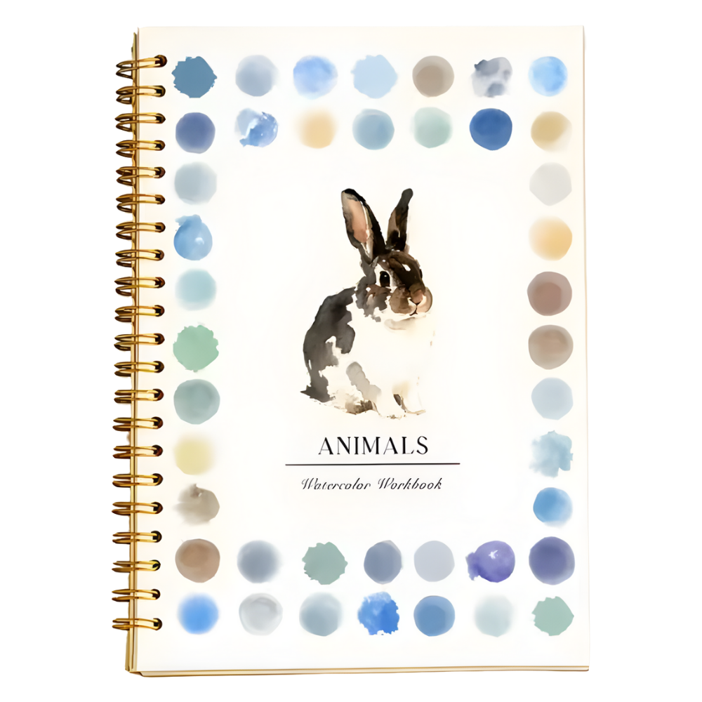 Livro de colorir aquarela de temas variados, da Createspace Publishing, com ilustrações de flores e atividades criativas.