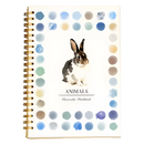 Livro de colorir aquarela de temas variados, da Createspace Publishing, com ilustrações de flores e atividades criativas.