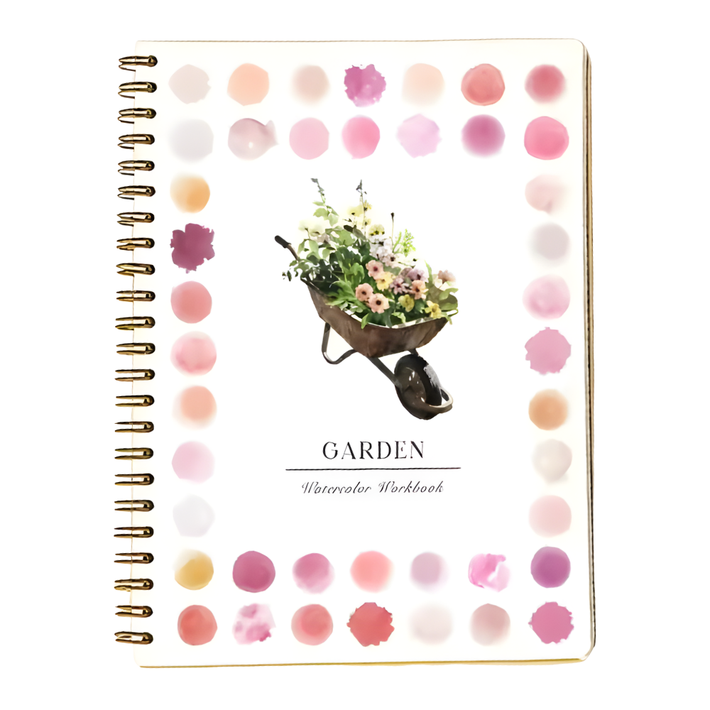 Livro de colorir aquarela com temas variados, ideal para hobbies criativos, da marca Createspace Publishing.