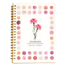 Livro de colorir aquarela multi-temas da Createspace Publishing, com ilustrações de flores para atividades de lazer criativas.