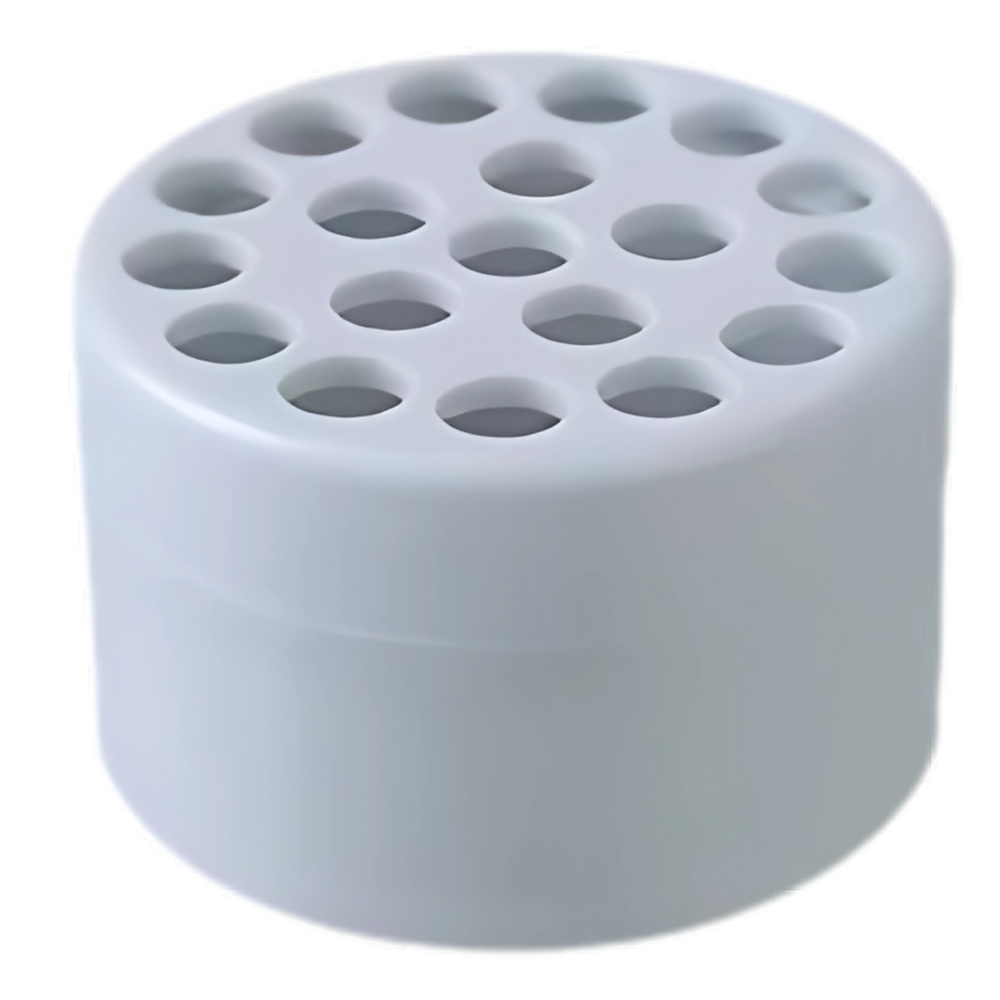Suporte criativo para arranjos florais da Otemrcloc, vaso cinza para composições florais artísticas e decorativas.