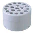 Suporte criativo para arranjos florais da Otemrcloc, vaso cinza para composições florais artísticas e decorativas.