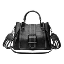 Bolsa de ombro vintage Sexy Dance preta, sac à main com alça transversal, estilo clássico e elegante.