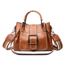 Bolsa transversal vintage da Sexy Dance, saco a tiracolo marrom feita de couro com detalhes clássicos e elegantes.