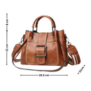 Bolsa de ombro vintage da Sexy Dance, saco a tiracolo com detalhes clássicos e acabamento em couro.
