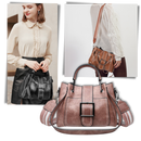 Bolsa tiracolo vintage da Sexy Dance, sac de main com alça cruzada, estilo clássico e elegante em couro marrom.