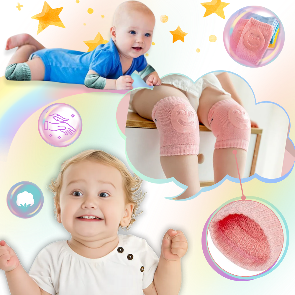 Protetores de joelho Homyl para bebê, almofadas confortáveis e macias para proteção durante o jogo e o aprendizado.