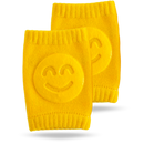 Protetores de joelho Homyl para bebê, almofadas de conforto amarelas para proteção e mobilidade de bebês e crianças pequenas.