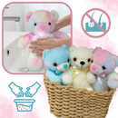 Peluche luminosa LED em forma de ursinho da marca Favolook, brinquedo macio e aconchegante com luz suave.