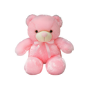 Urso de pelúcia luminoso LED rosa da Favolook, brinquedo macio de 30 a 45cm com luz suave para crianças.