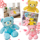 Peluche luminosa em forma de ursinho LED Favolook, brinquedo macio com luz suave para crianças e decoração aconchegante.