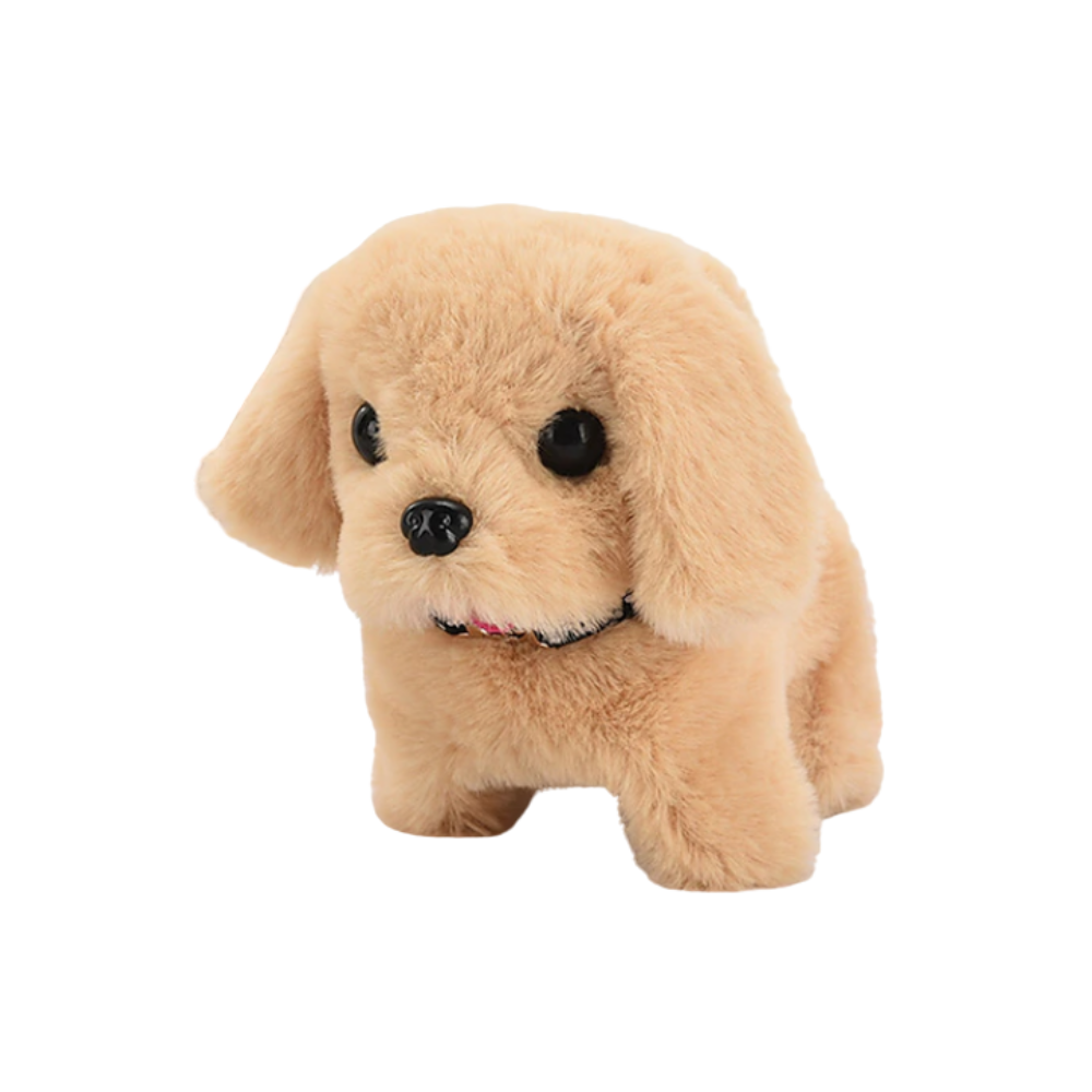 Brinquedo interativo de cachorrinho de pelúcia da Kenmeko, fofinho e macio, ideal para crianças que gostam de animais de estimação.