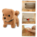 Boneca de pelúcia interativa para filhote, brinquedo Kenmeko com funções de abraço e sons, ideal para crianças e colecionadores